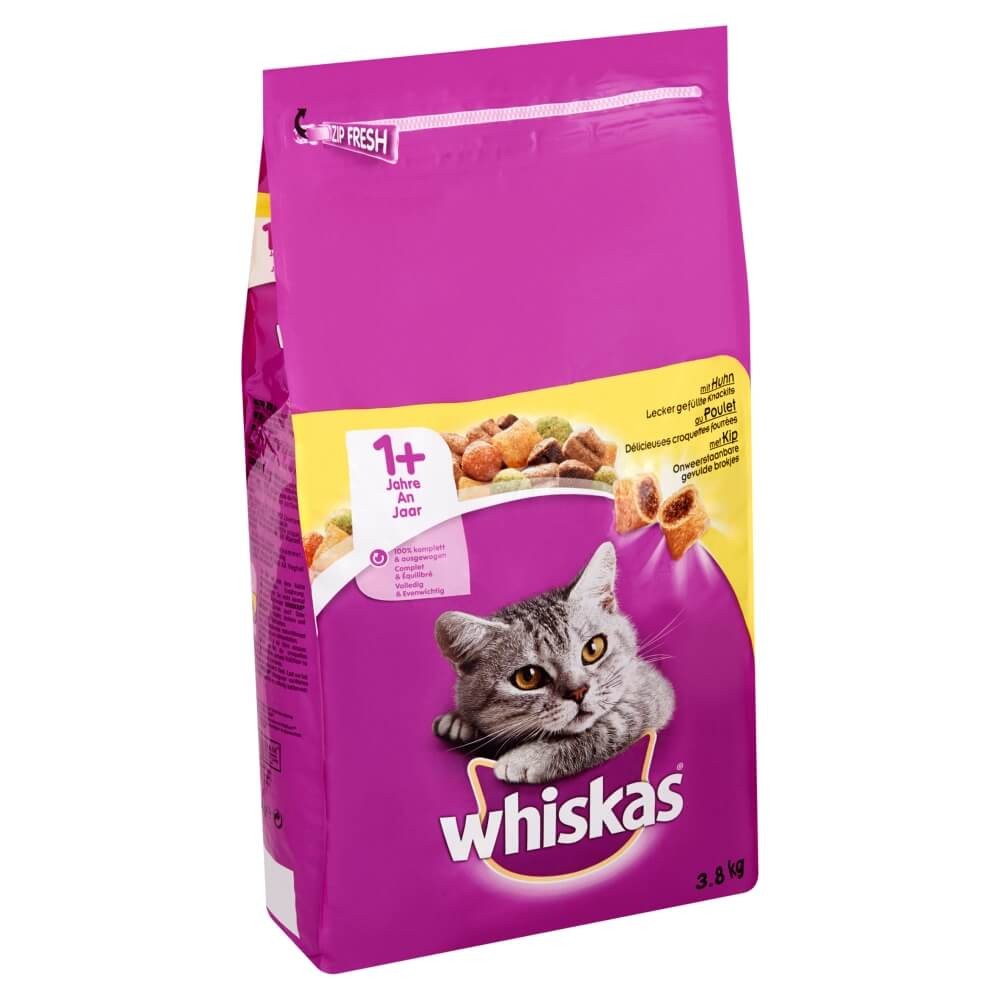 Whiskas Adult 1+ con pollo per gatti