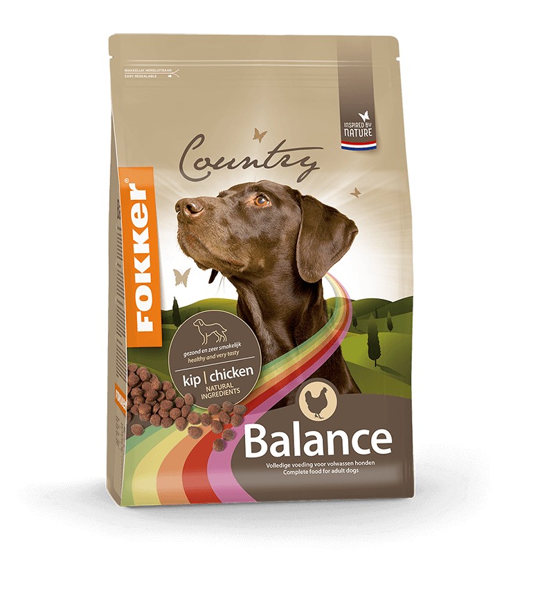 Fokker Country Balance con pollo per cani