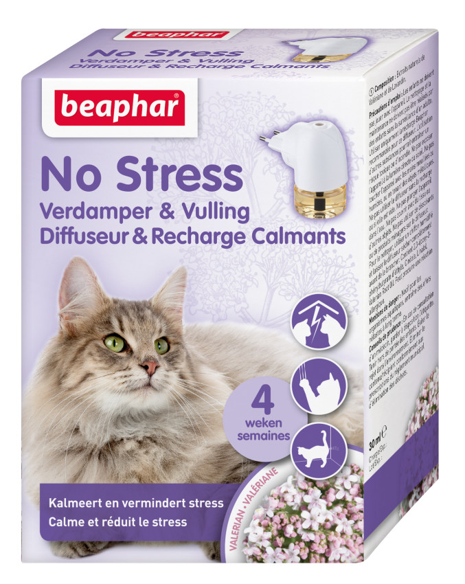 Beaphar No Stress diffusore calmante con ricarica per gatti