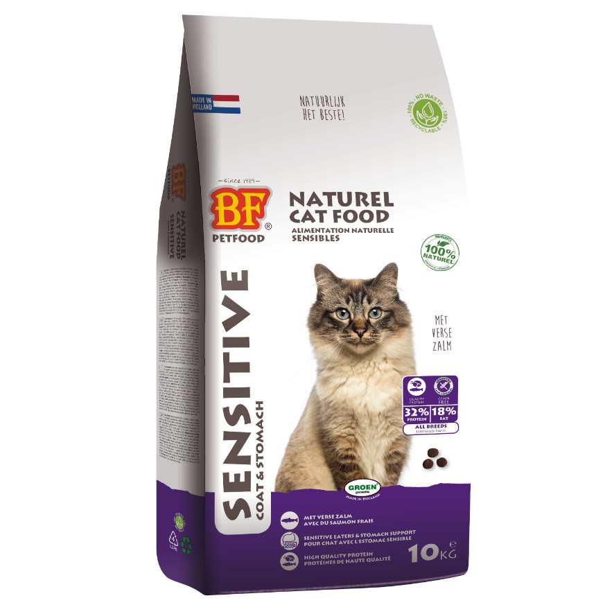 BF Petfood Sensitive Coat & Stomach per gatti