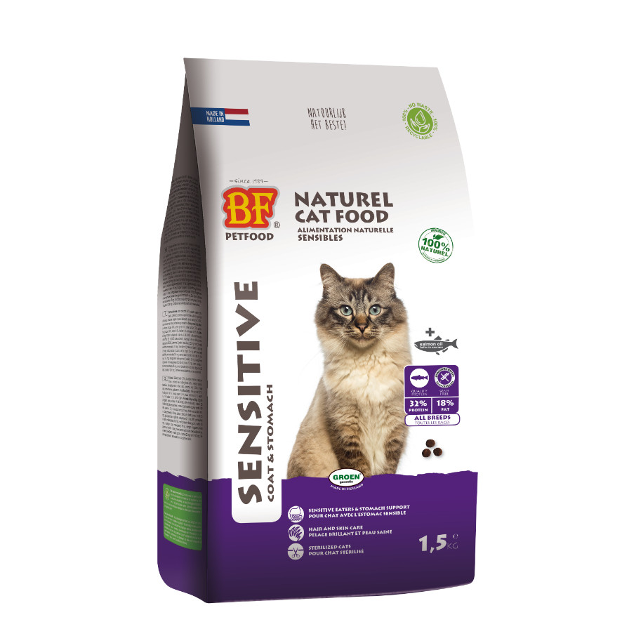 BF Petfood Sensitive Coat & Stomach per gatti