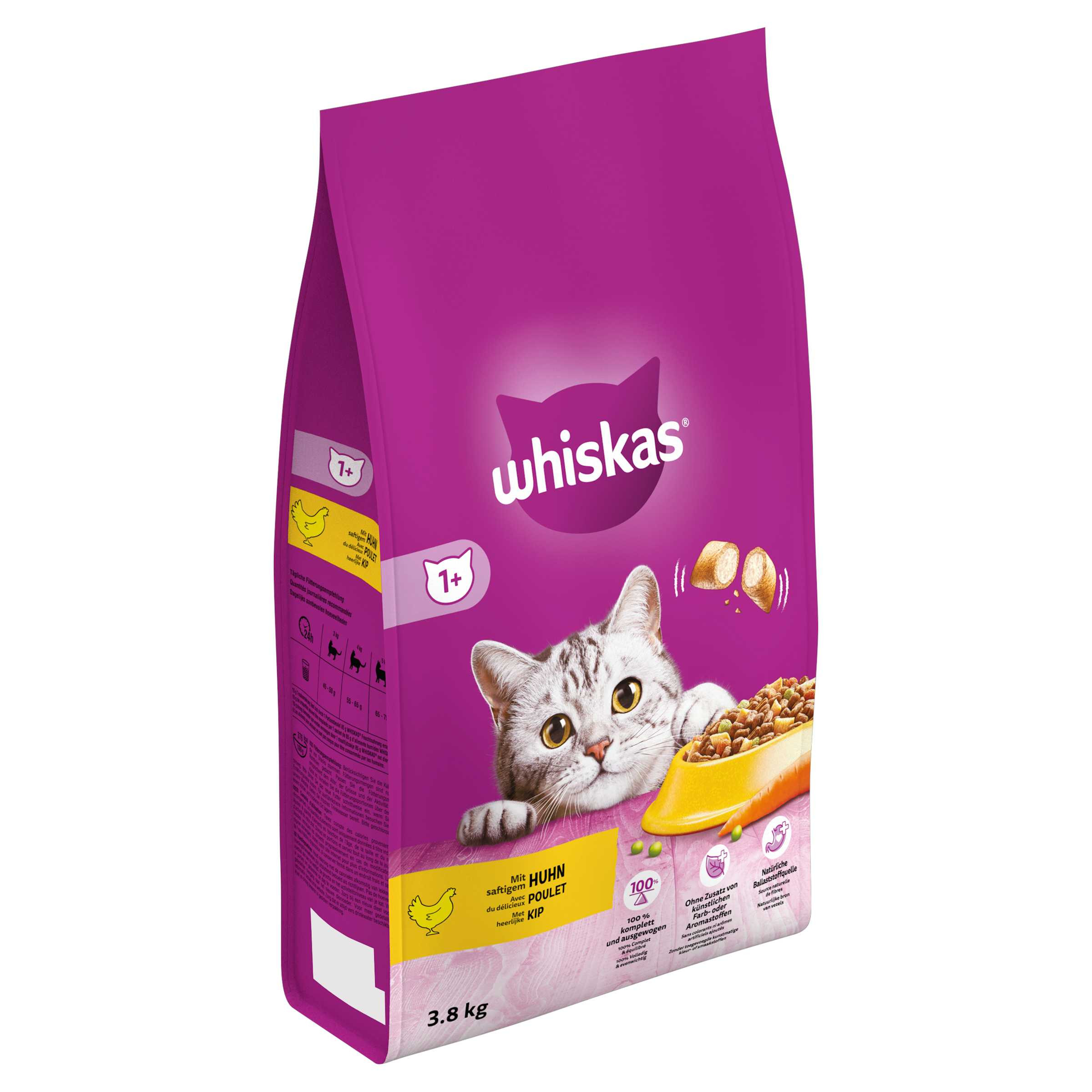 Whiskas Adult 1+ con pollo per gatti