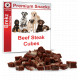 Brekz Premium Beef Steak Cubes per cani 200 grammi