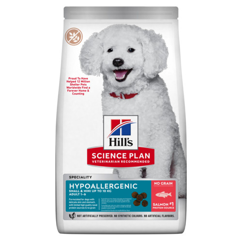 Hill's Adult Small & Mini Hypoallergenic con salmone per cane