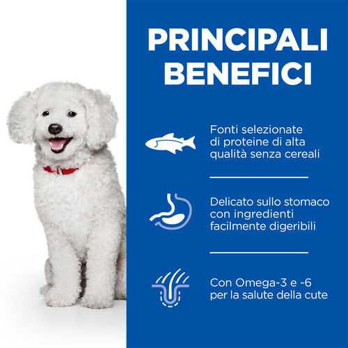 Hill's Adult Small & Mini Hypoallergenic con salmone per cane