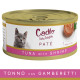 Cadilo Daily Delights - paté tonno con gamberetti - cibo umido per gatto (70 g)