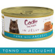 Cadilo Daily Delights - tonno con acciughe in gelatina - cibo umido per gatto (70 g)