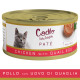 Cadilo Daily Delights - paté pollo con uova di quaglia - cibo umido per gatto (70 g)