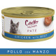 Cadilo Daily Delights - paté pollo con manzo - cibo umido per gatto (70 g)