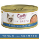 Cadilo Daily Delights - tonno con sgombri in brodo - cibo umido per gatto (70 g)