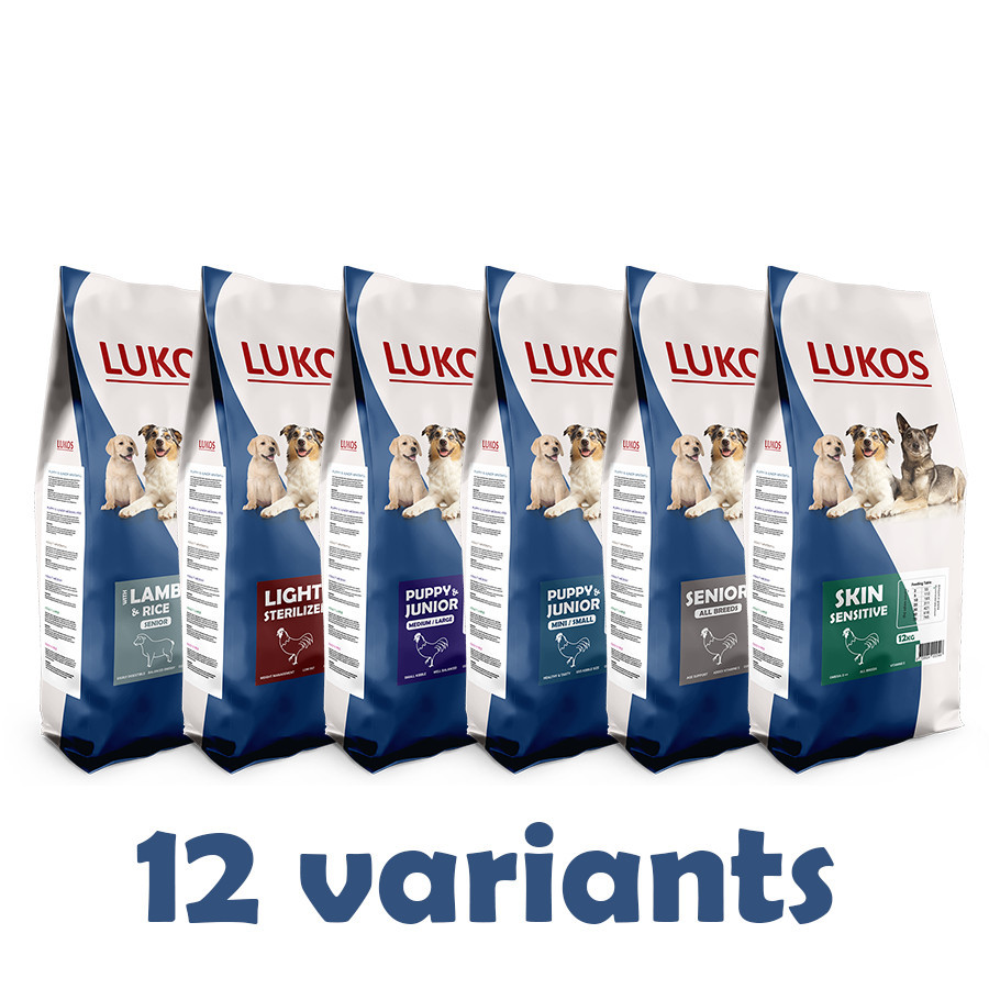 Lukos premium hondenvoer probeerverpakkingen